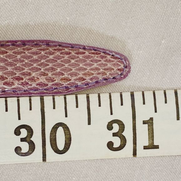 Charter Club Womens Small Waist Belt Skinny Lavender Snake Skin Taiwan - Picture 11 of 13